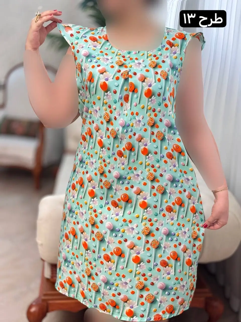 پیراهن نخی فرشته 3123